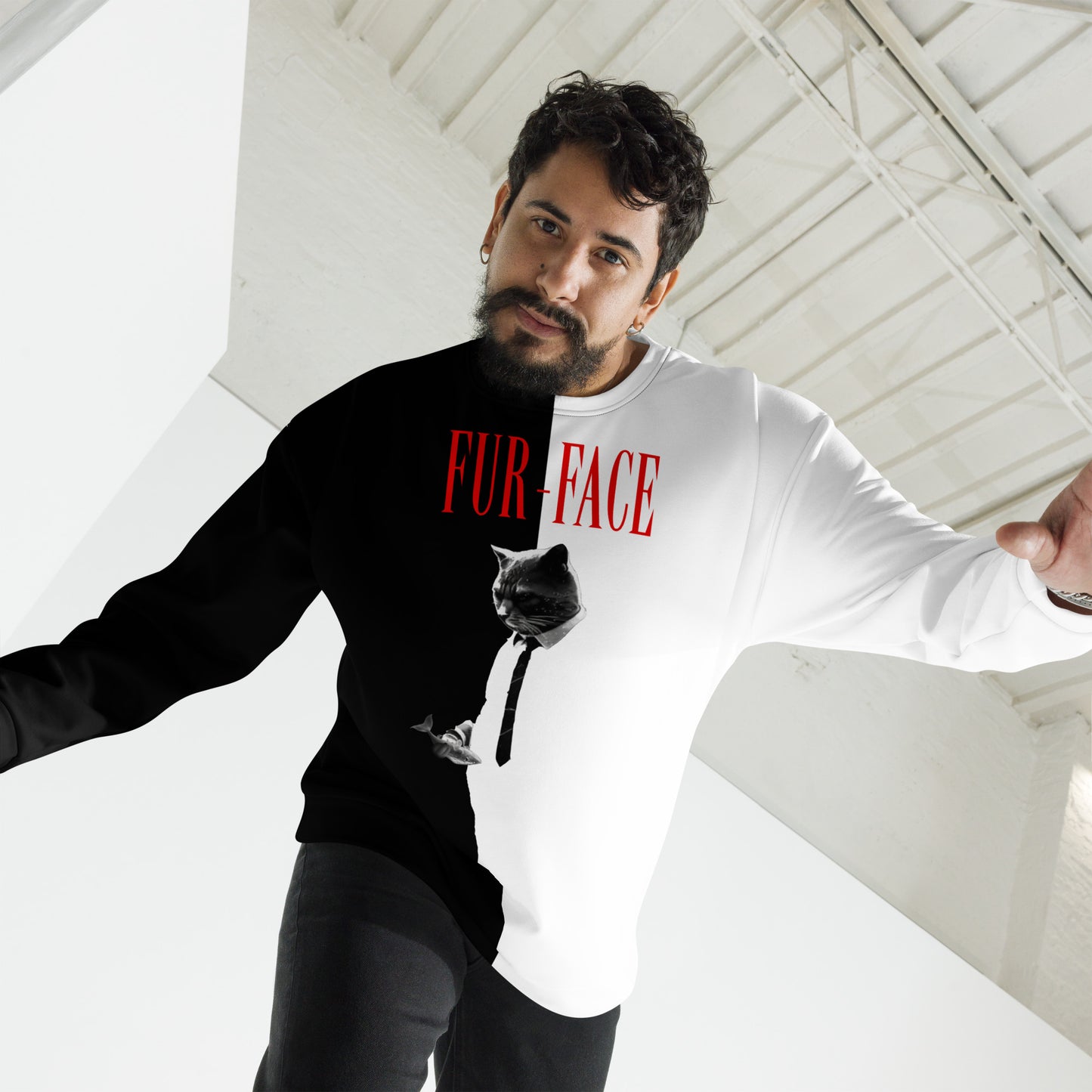 Fur-Face Unisex Sweatshirt