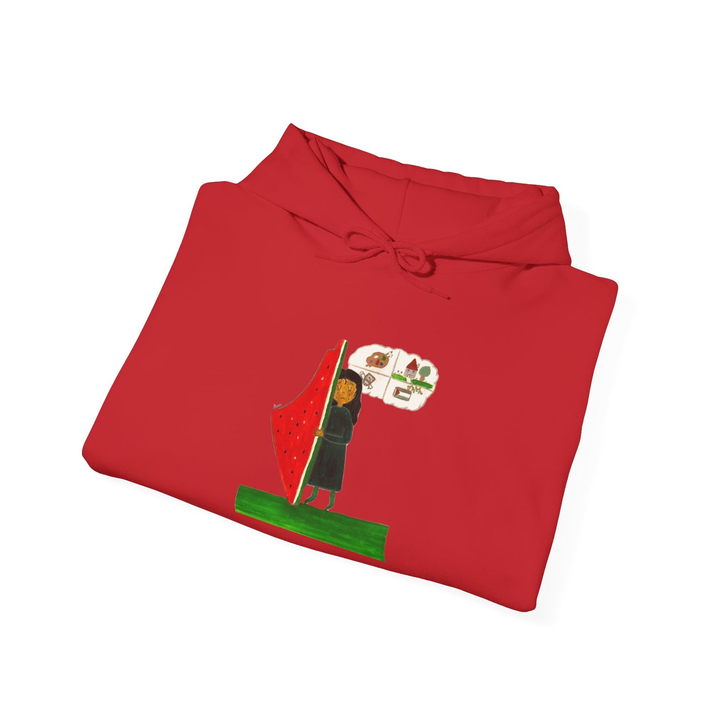 Gaza Hope Hoodie - 'Dreaming of a Normal Life' Artwork by Leen