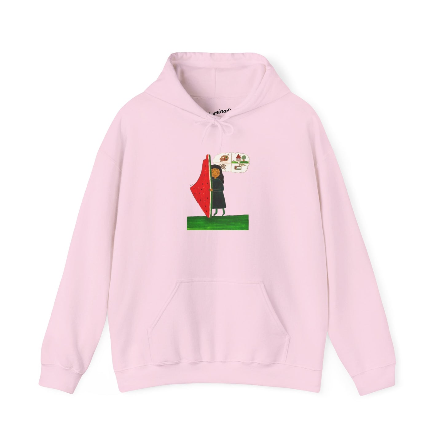 Gaza Hope Hoodie - 'Dreaming of a Normal Life' Artwork by Leen
