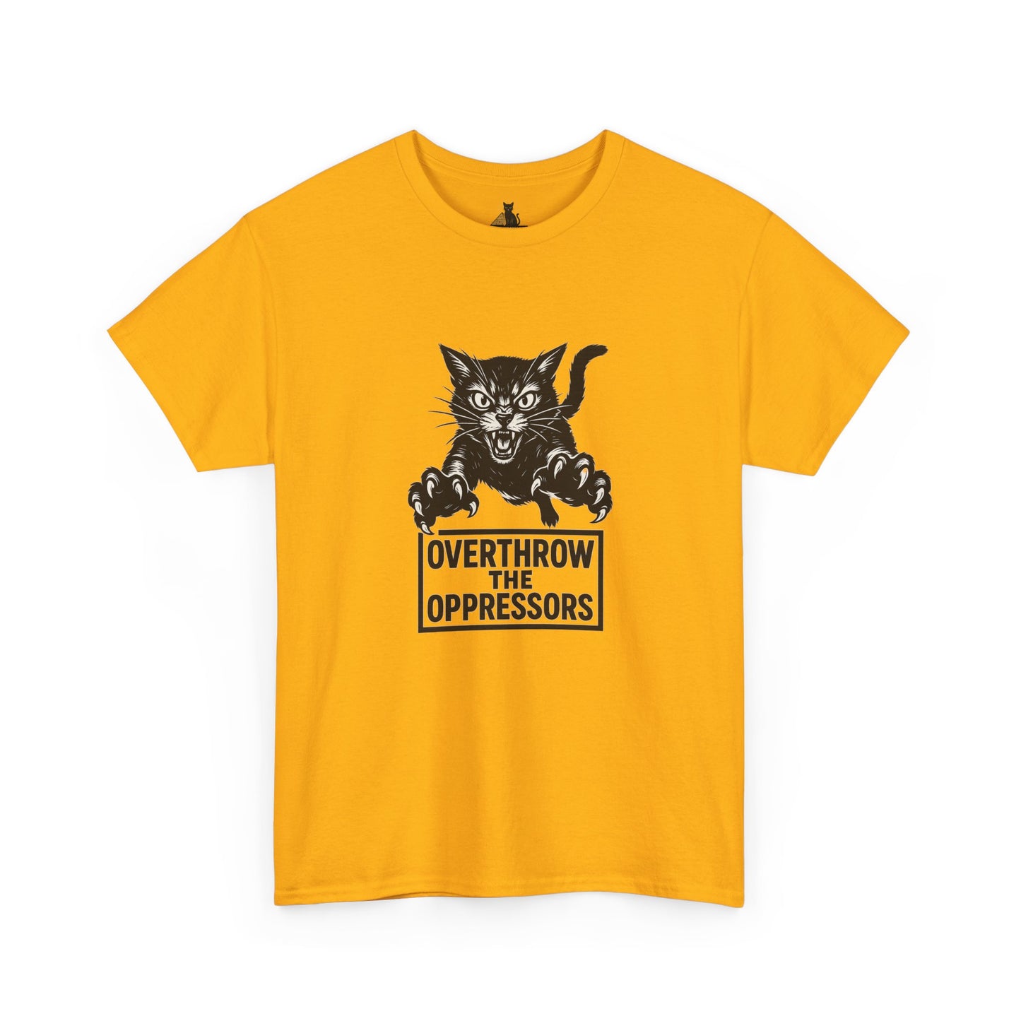 Cat Attacking Unisex Tee - Overthrow Oppressors