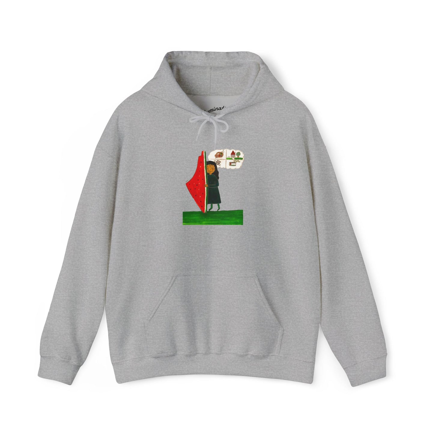 Gaza Hope Hoodie - 'Dreaming of a Normal Life' Artwork by Leen