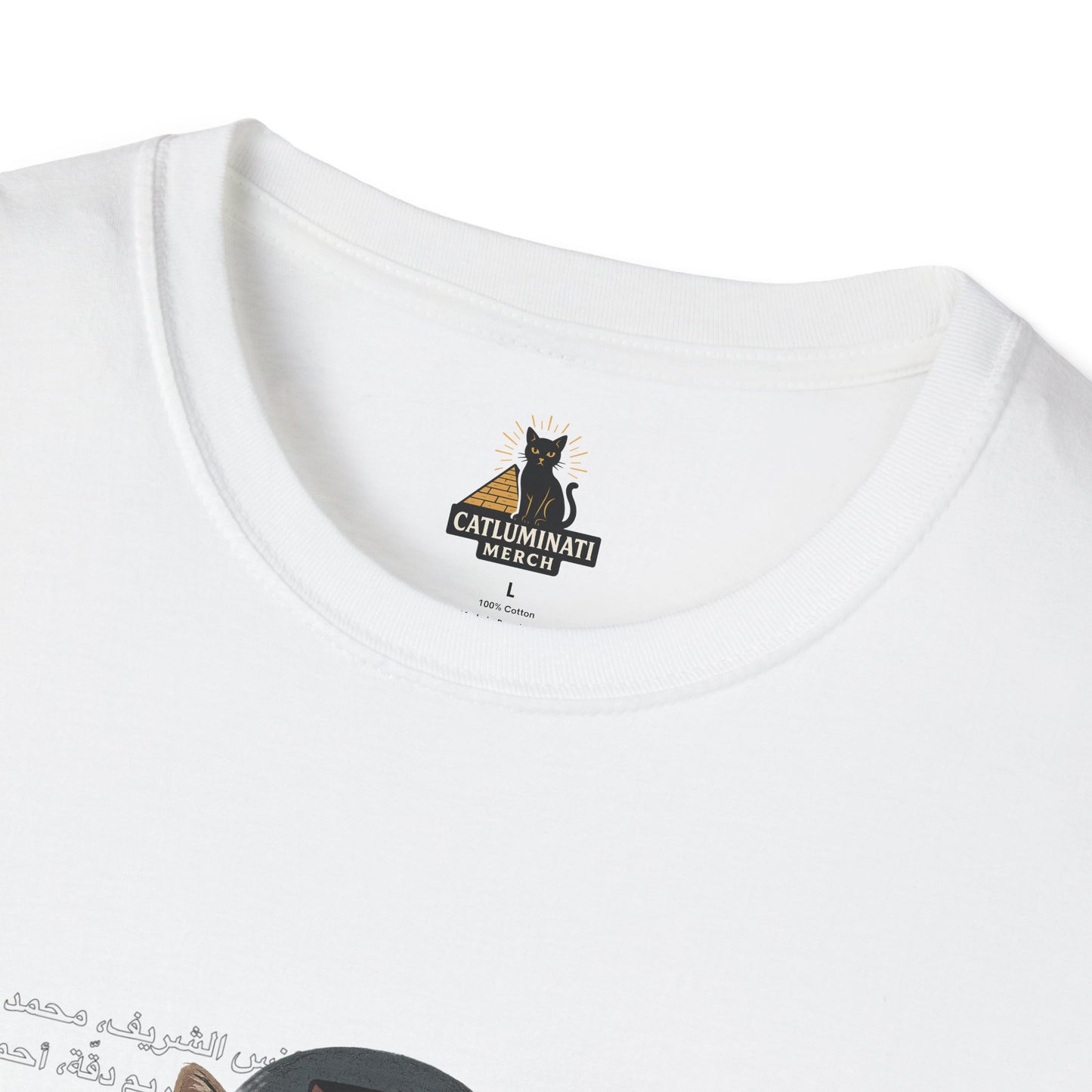 Cat Palestine Press T-Shirt, Cool Cat T-Shirt, Unisex Casual Tee, Gift for Cat Lovers, Fun Cat Apparel, Press Photographer Tee