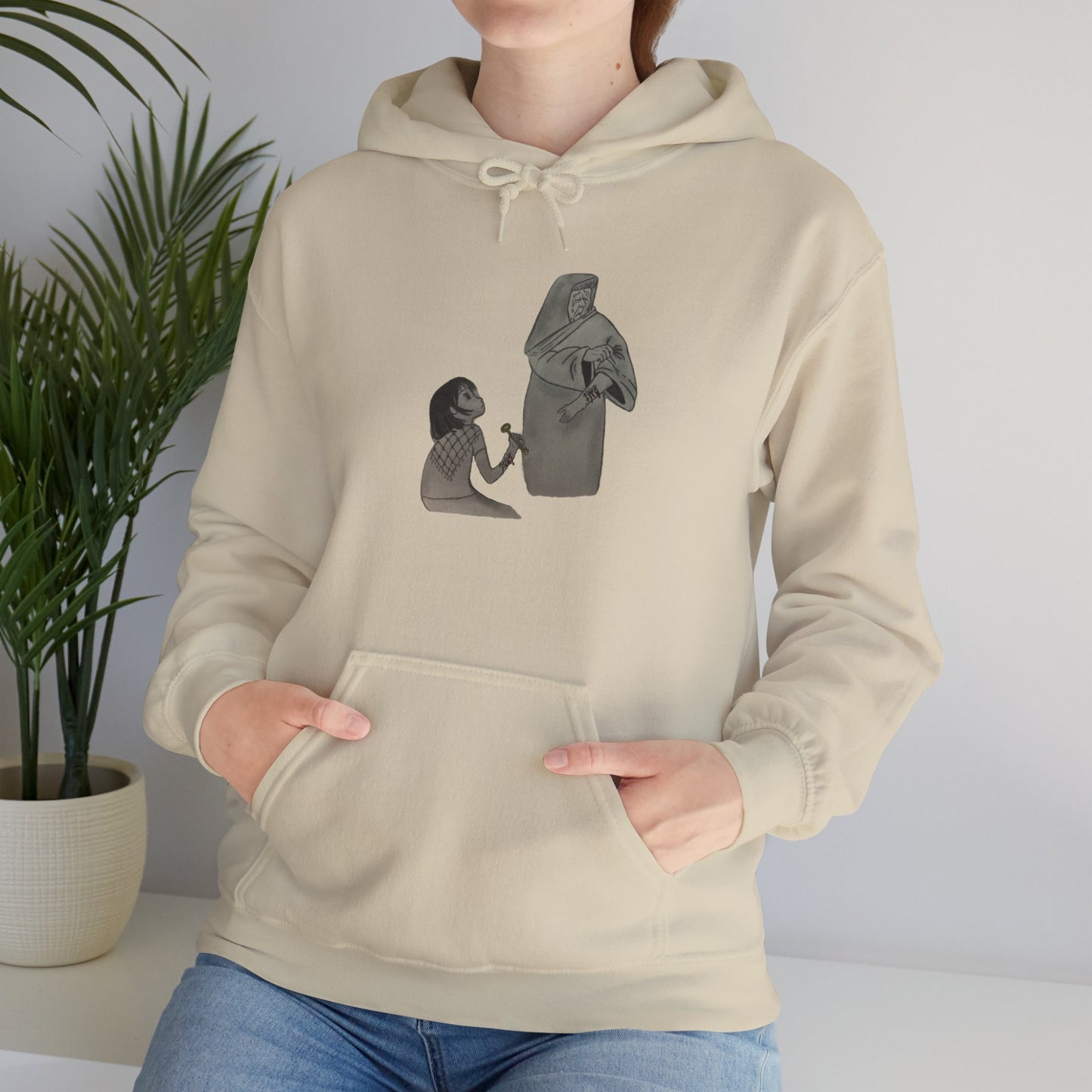 History Repeats Hooded Sweatshirt by Leen