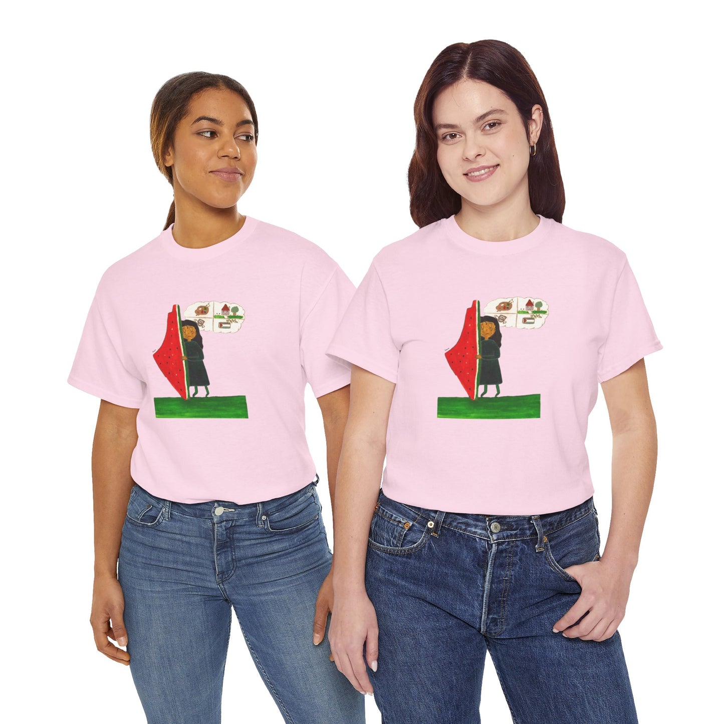 Palestine Watermelon Dreams Tee by Leen