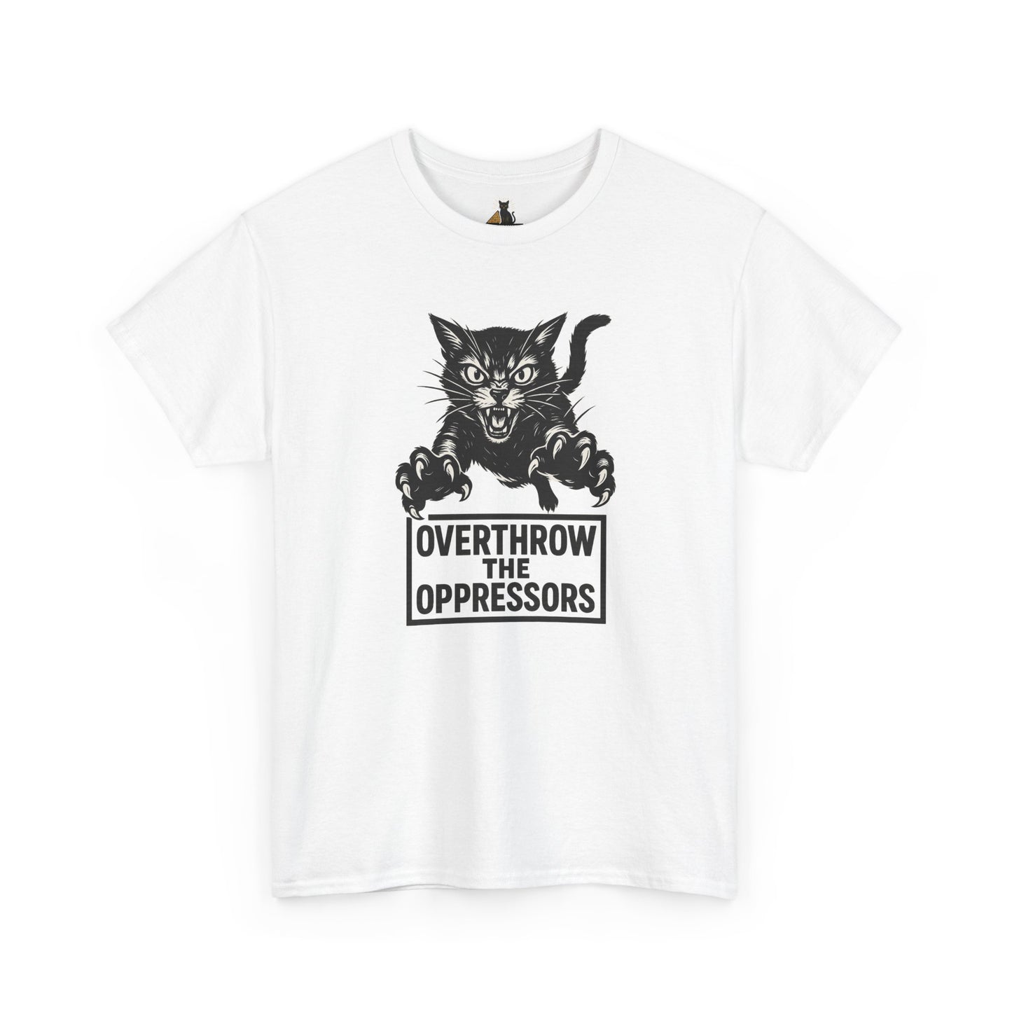 Cat Attacking Unisex Tee - Overthrow Oppressors