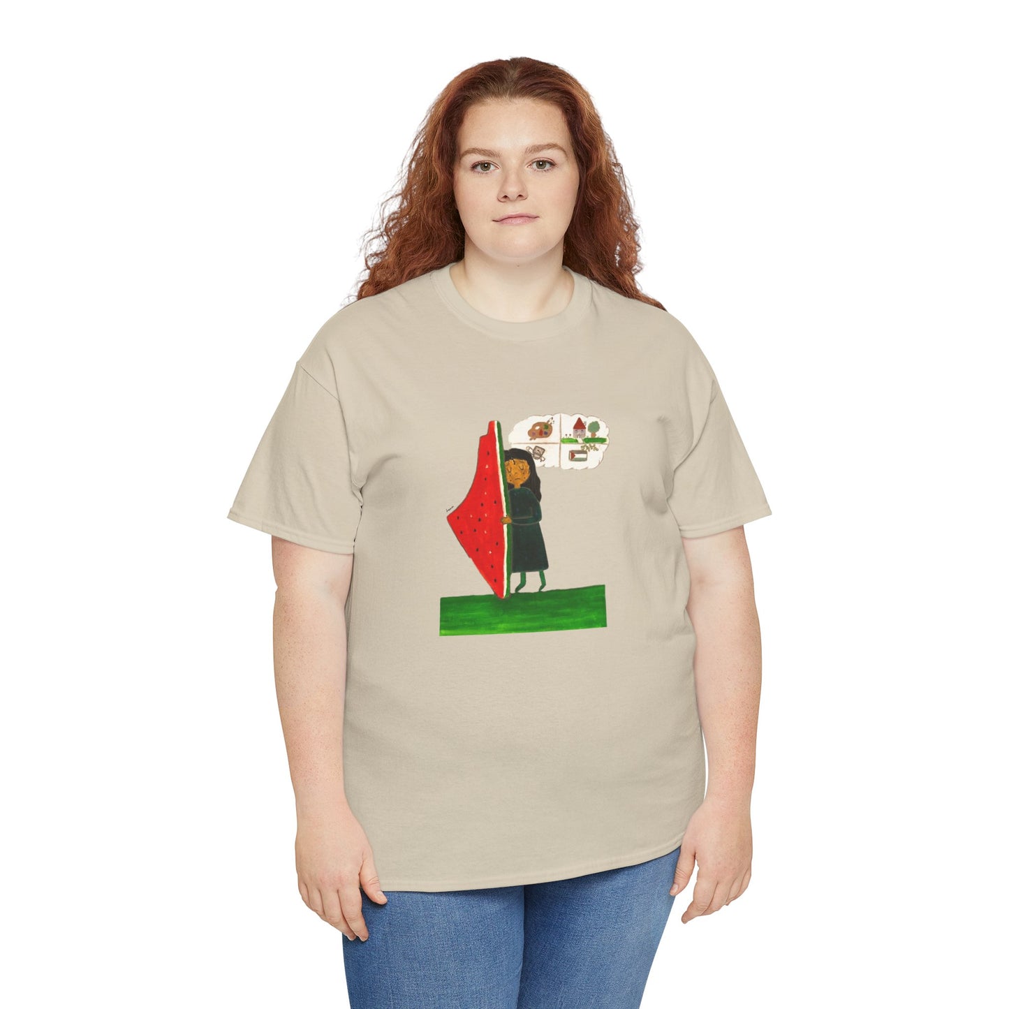 Palestine Watermelon Dreams Tee by Leen