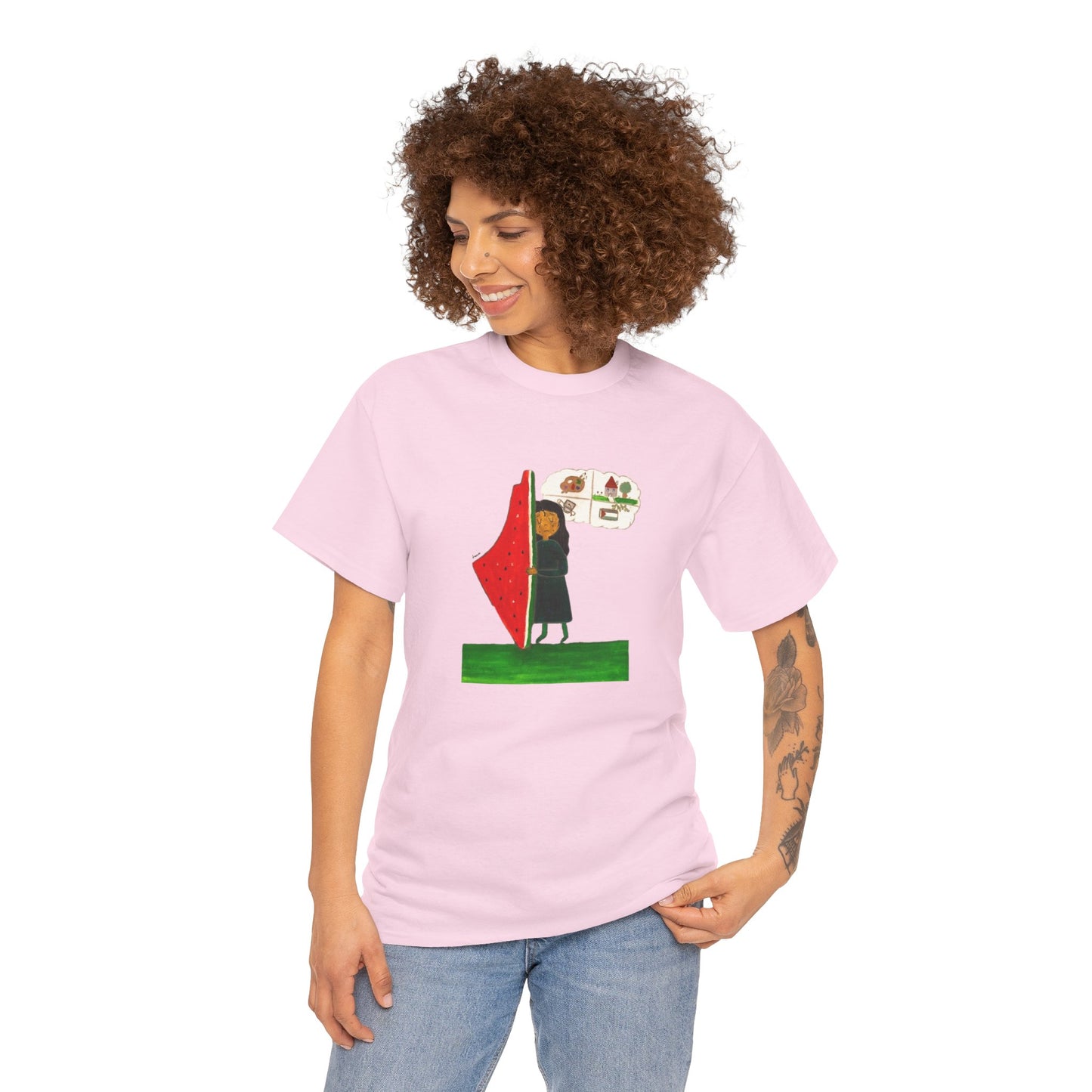 Palestine Watermelon Dreams Tee by Leen