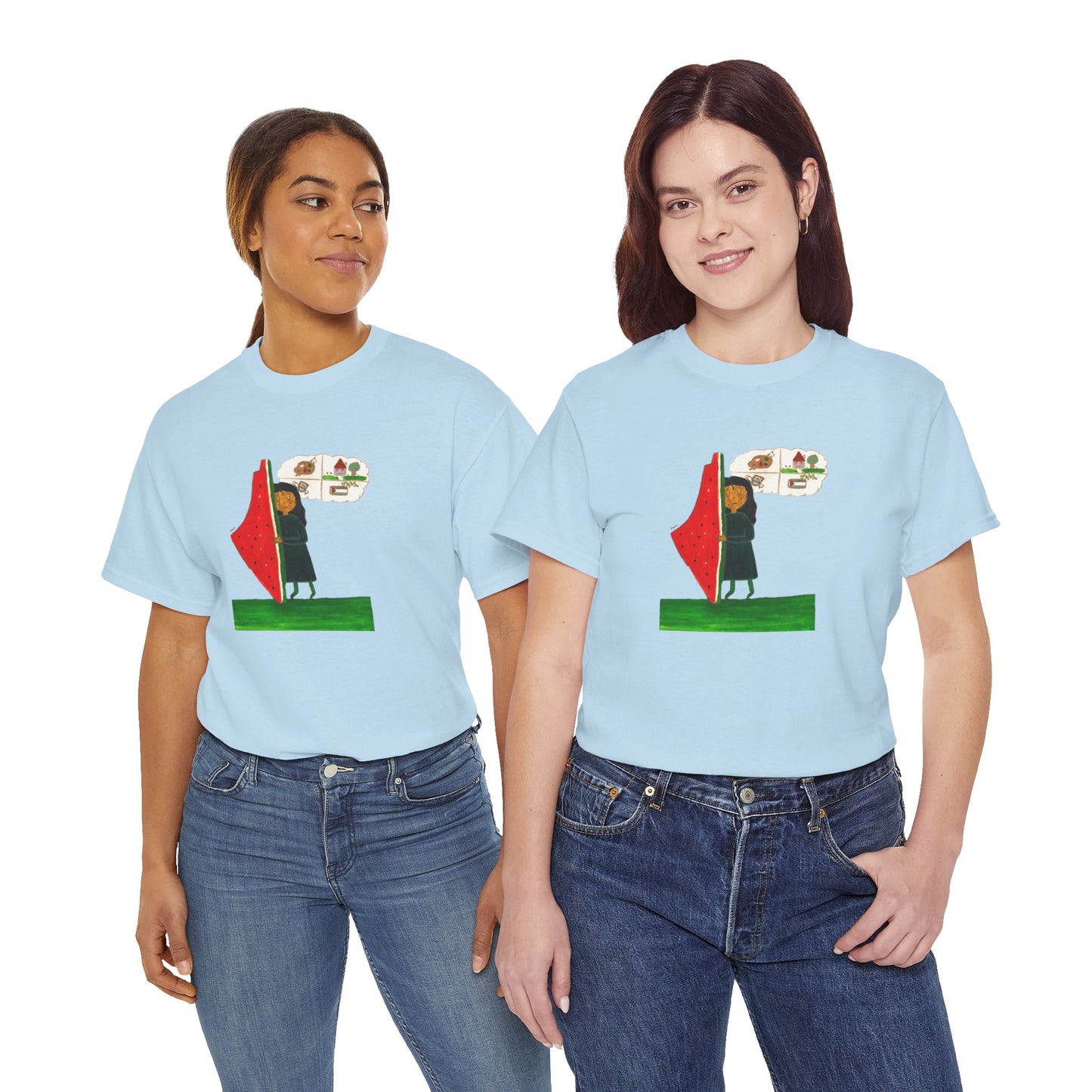 Palestine Watermelon Dreams Tee by Leen