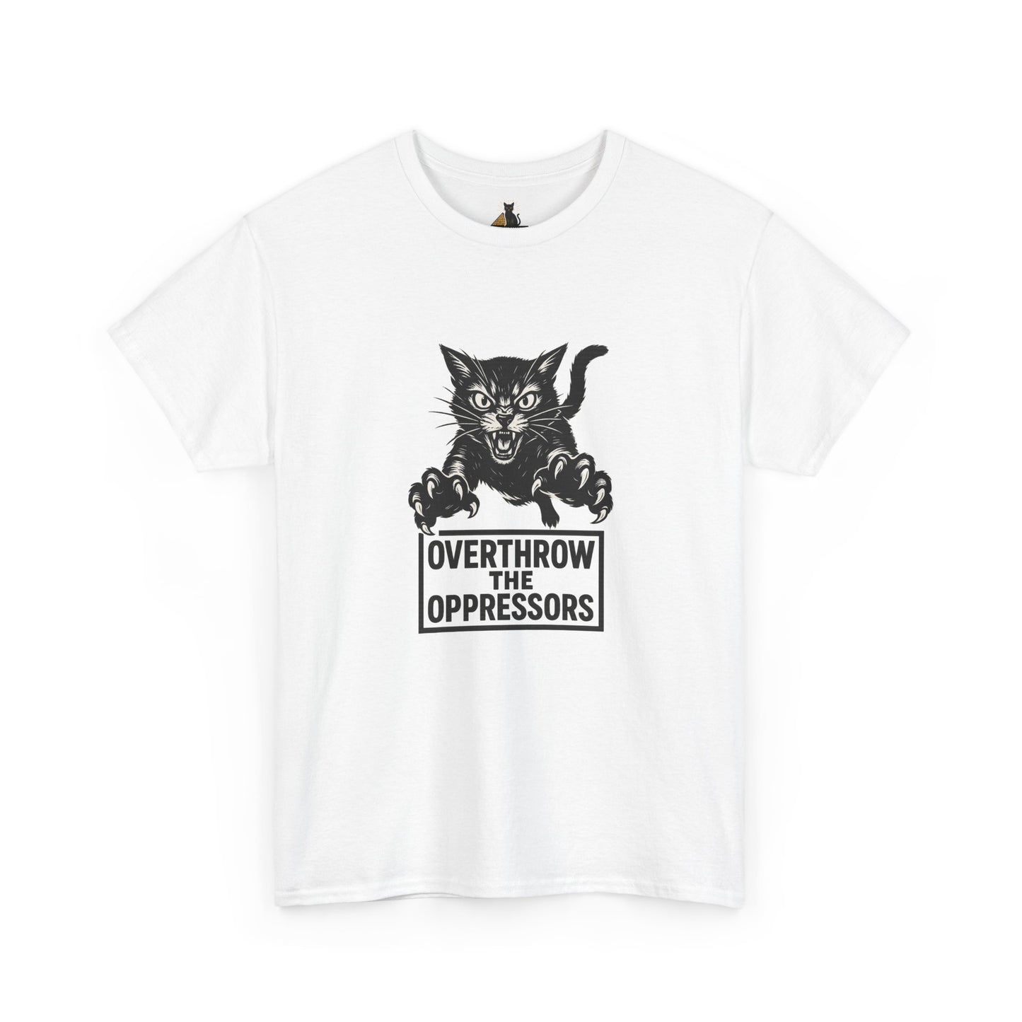 Cat Attacking Unisex Tee - Overthrow Oppressors