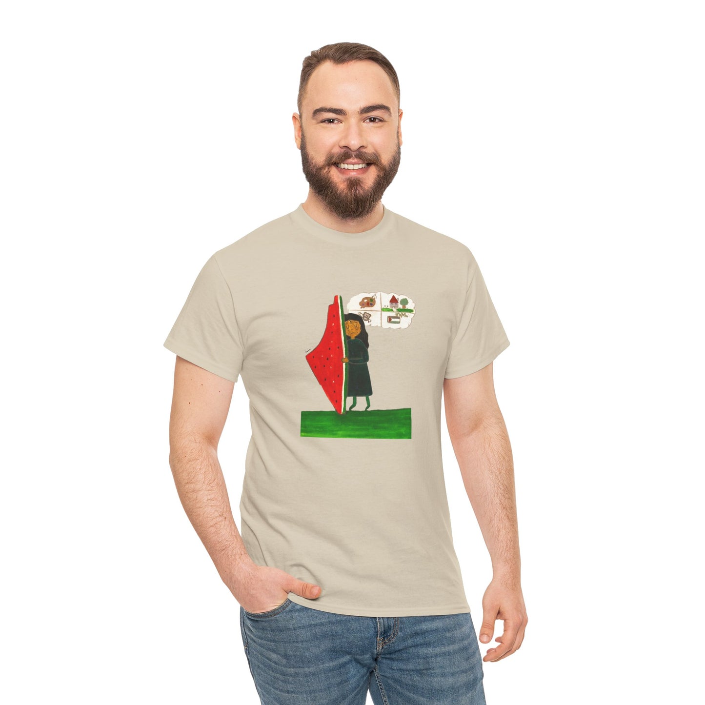 Palestine Watermelon Dreams Tee by Leen