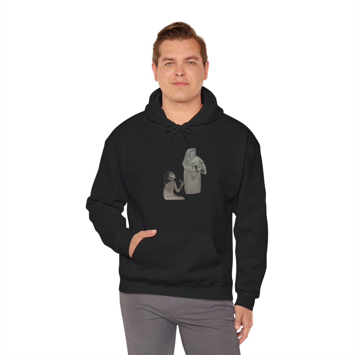 History Repeats Hooded Sweatshirt by Leen