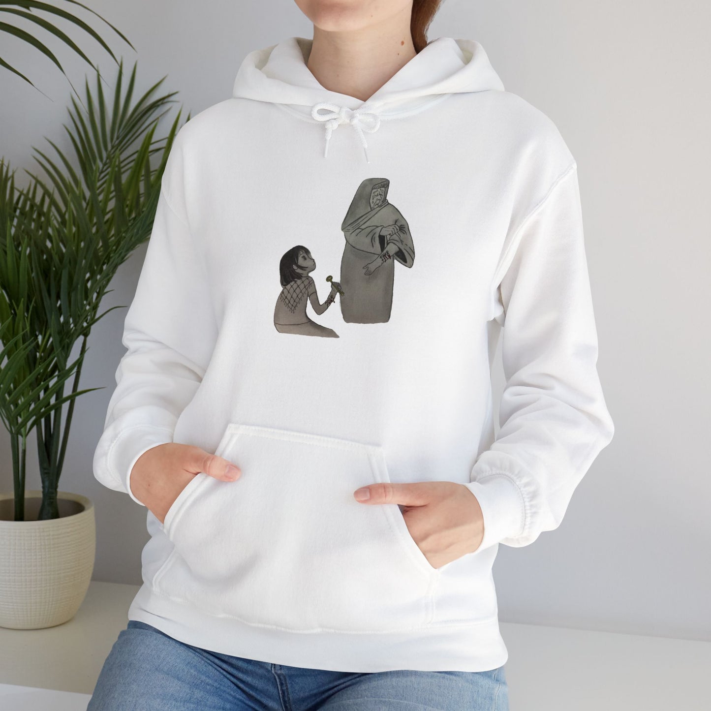 History Repeats Hooded Sweatshirt by Leen