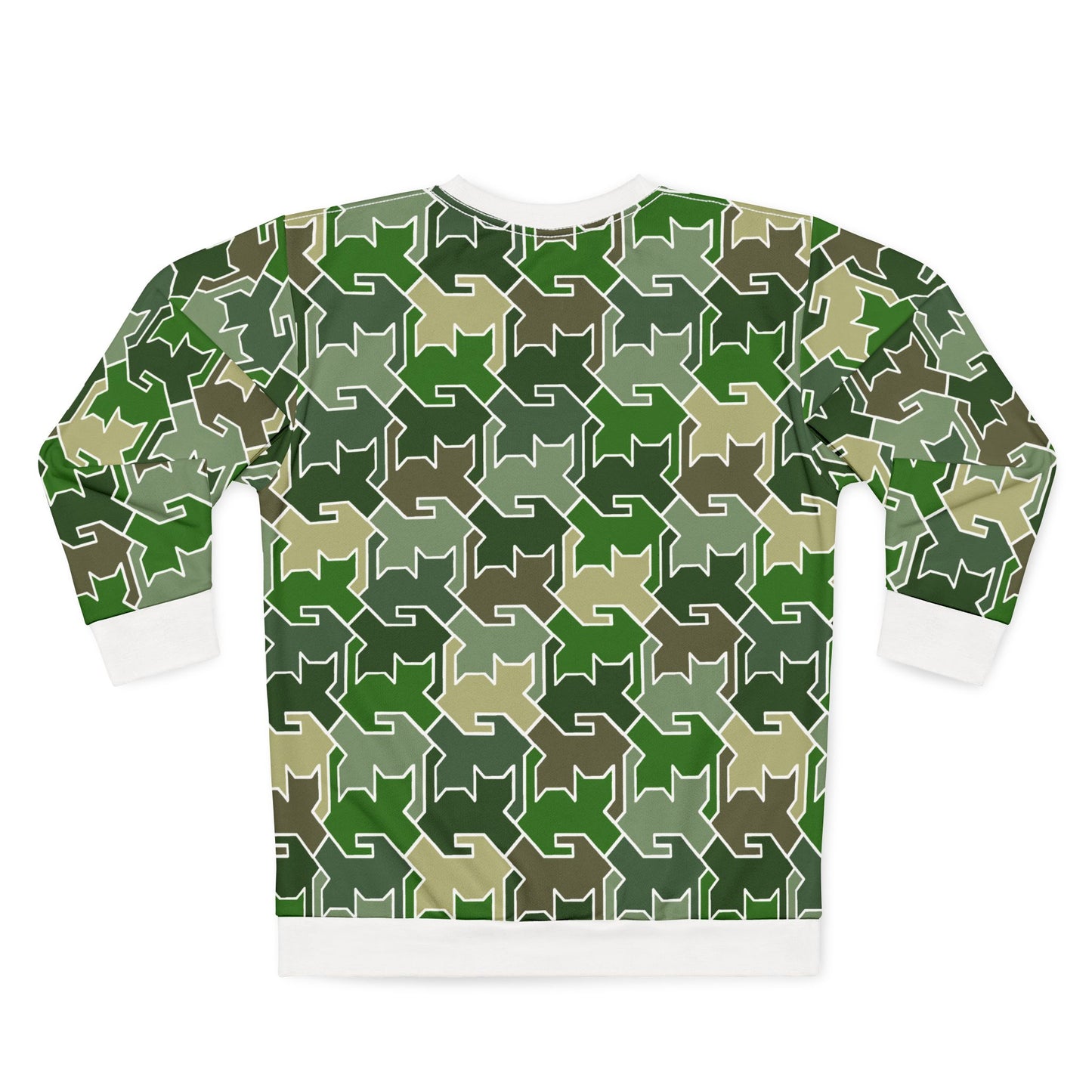 Camo Kitty Sweatshirt Original Camouflage Cat Print