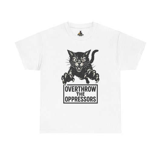 Cat Attacking Unisex Tee - Overthrow Oppressors