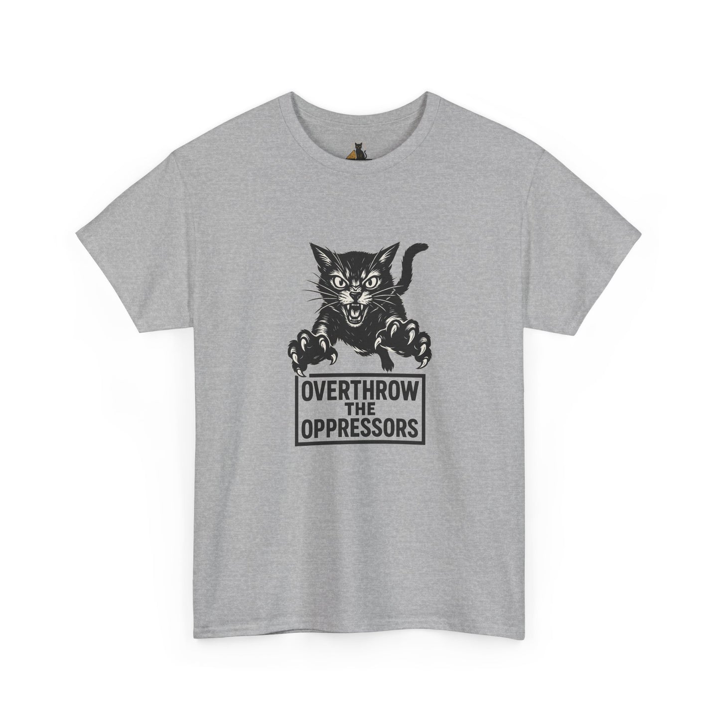 Cat Attacking Unisex Tee - Overthrow Oppressors