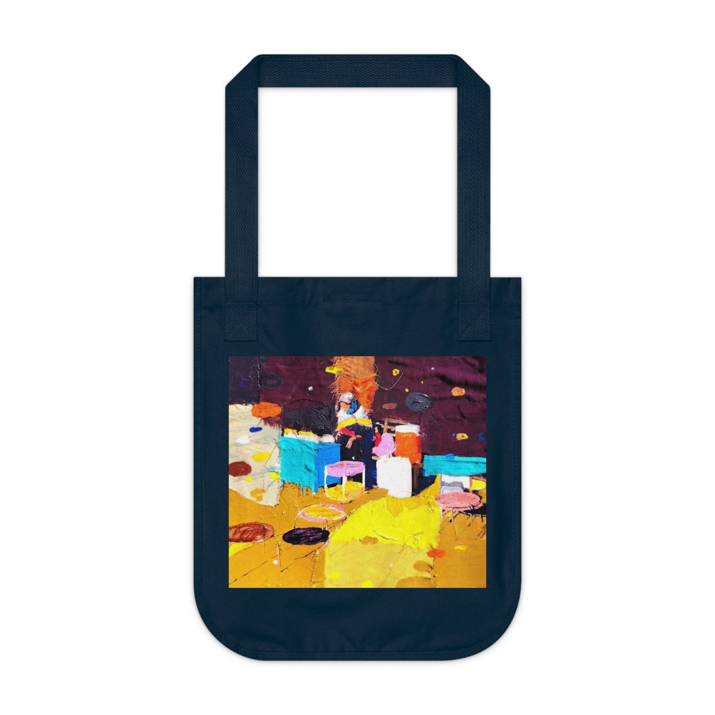 The Market by Mohammad Mustafa Organic Canvas Tote Bag