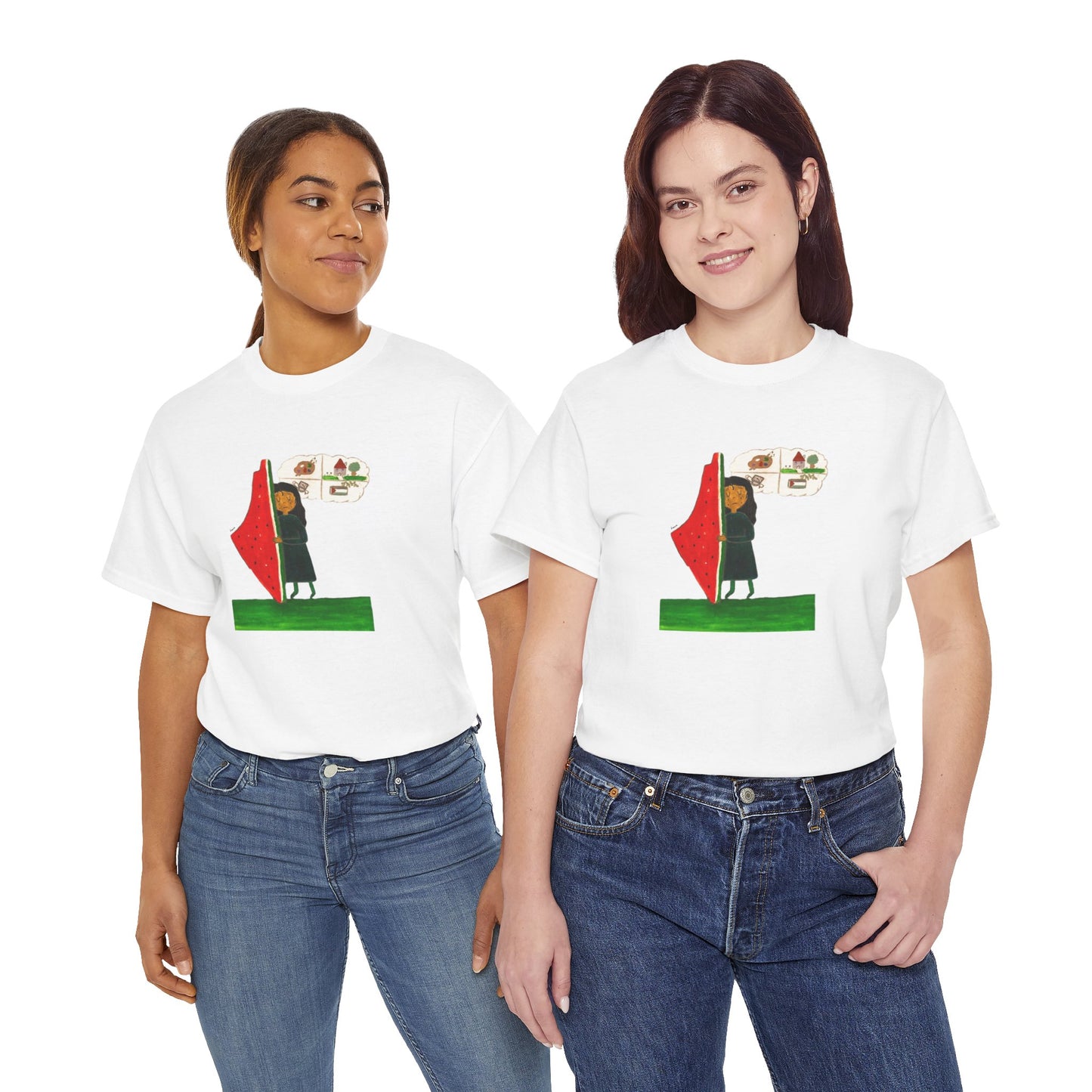 Palestine Watermelon Dreams Tee by Leen