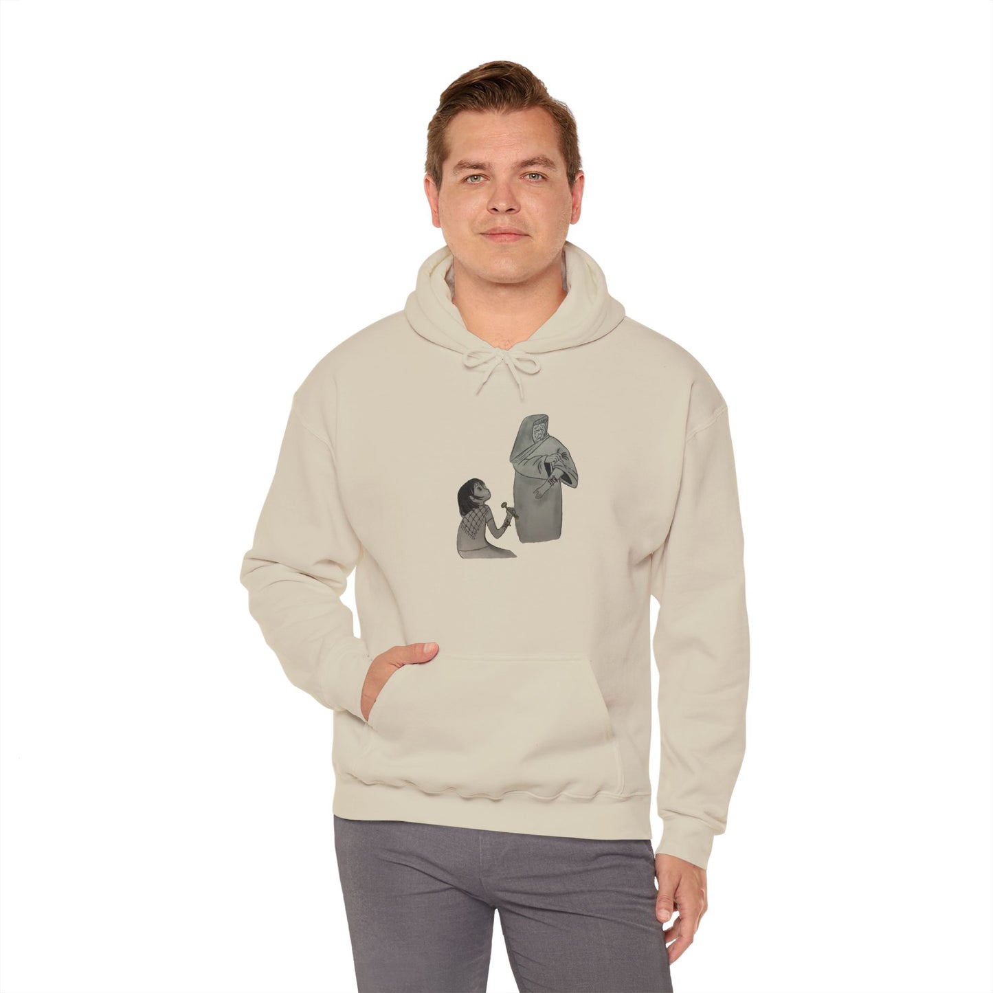 History Repeats Hooded Sweatshirt by Leen