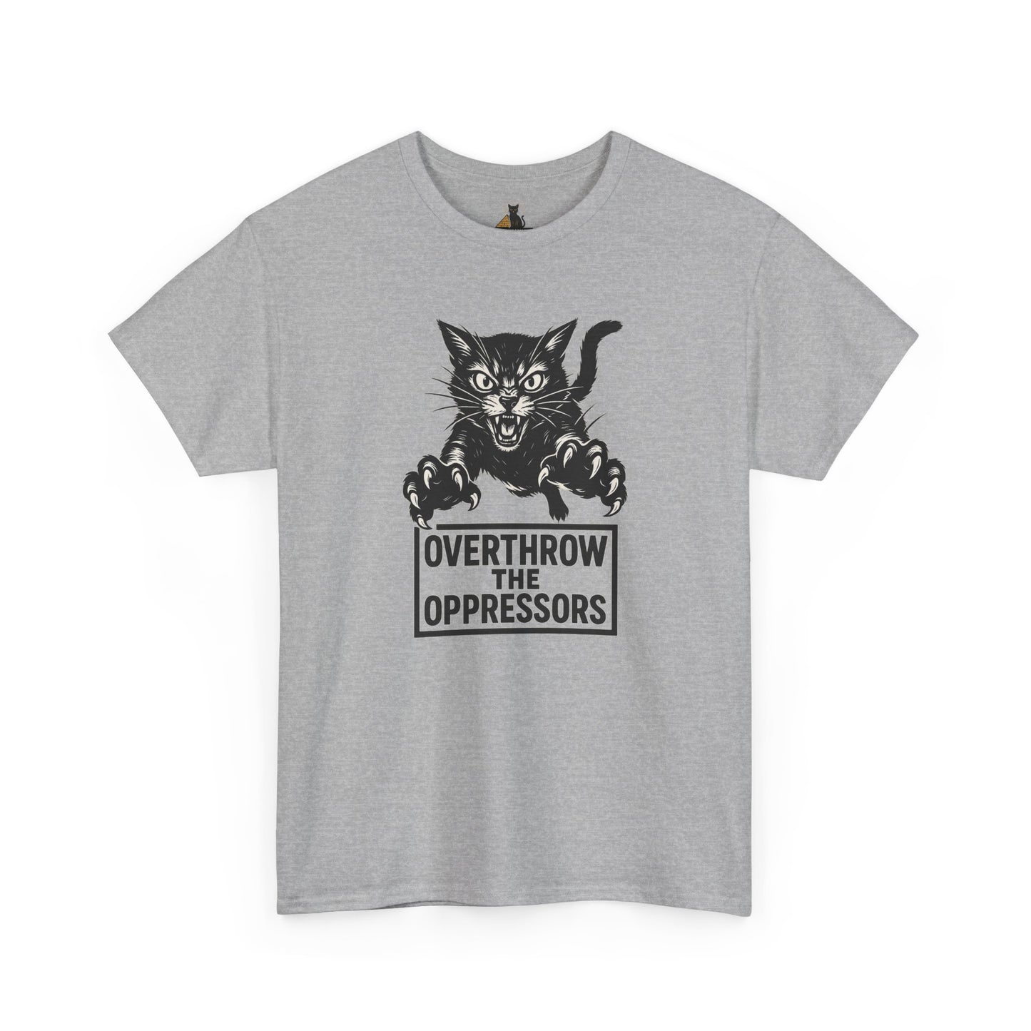 Cat Attacking Unisex Tee - Overthrow Oppressors