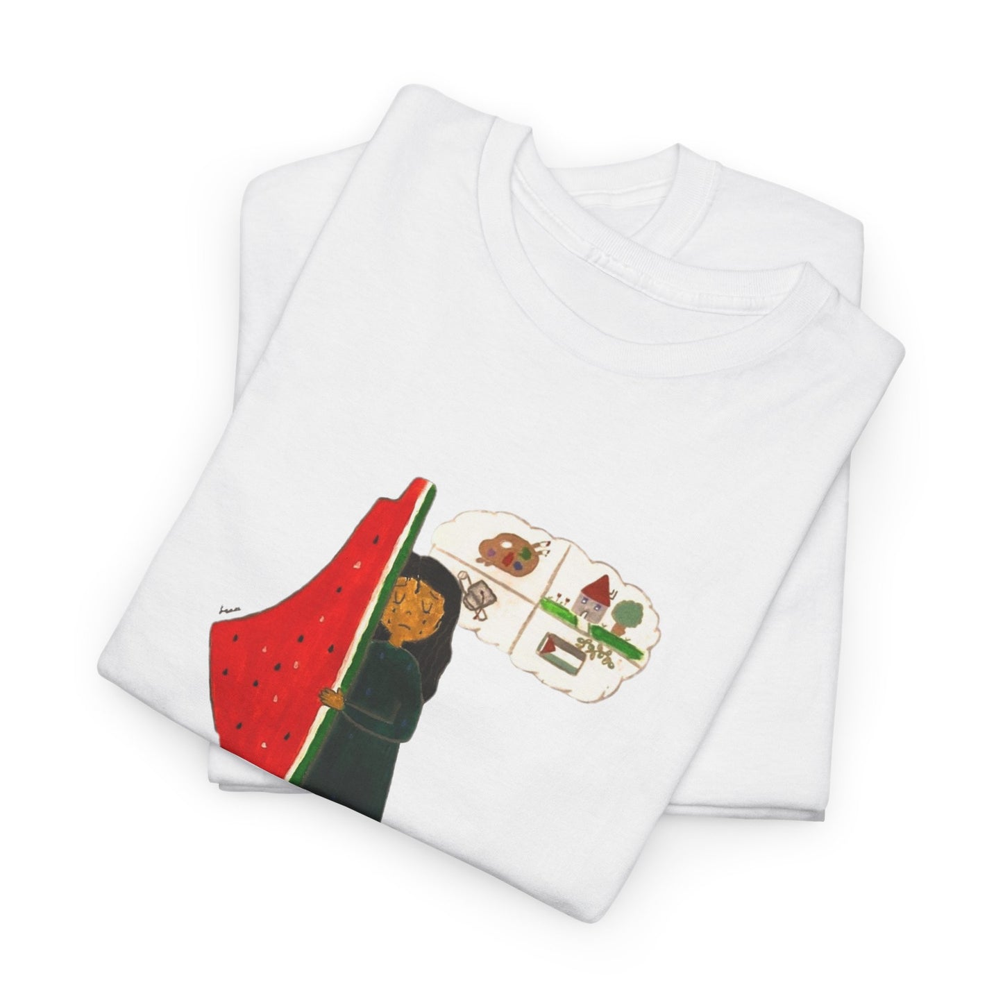 Palestine Watermelon Dreams Tee by Leen
