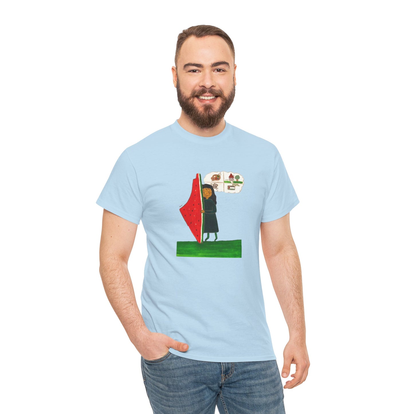 Palestine Watermelon Dreams Tee by Leen