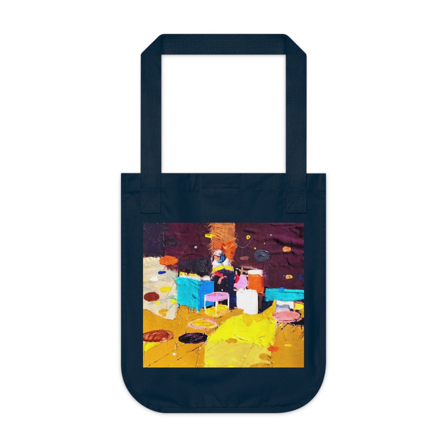 The Market by Mohammad Mustafa Organic Canvas Tote Bag