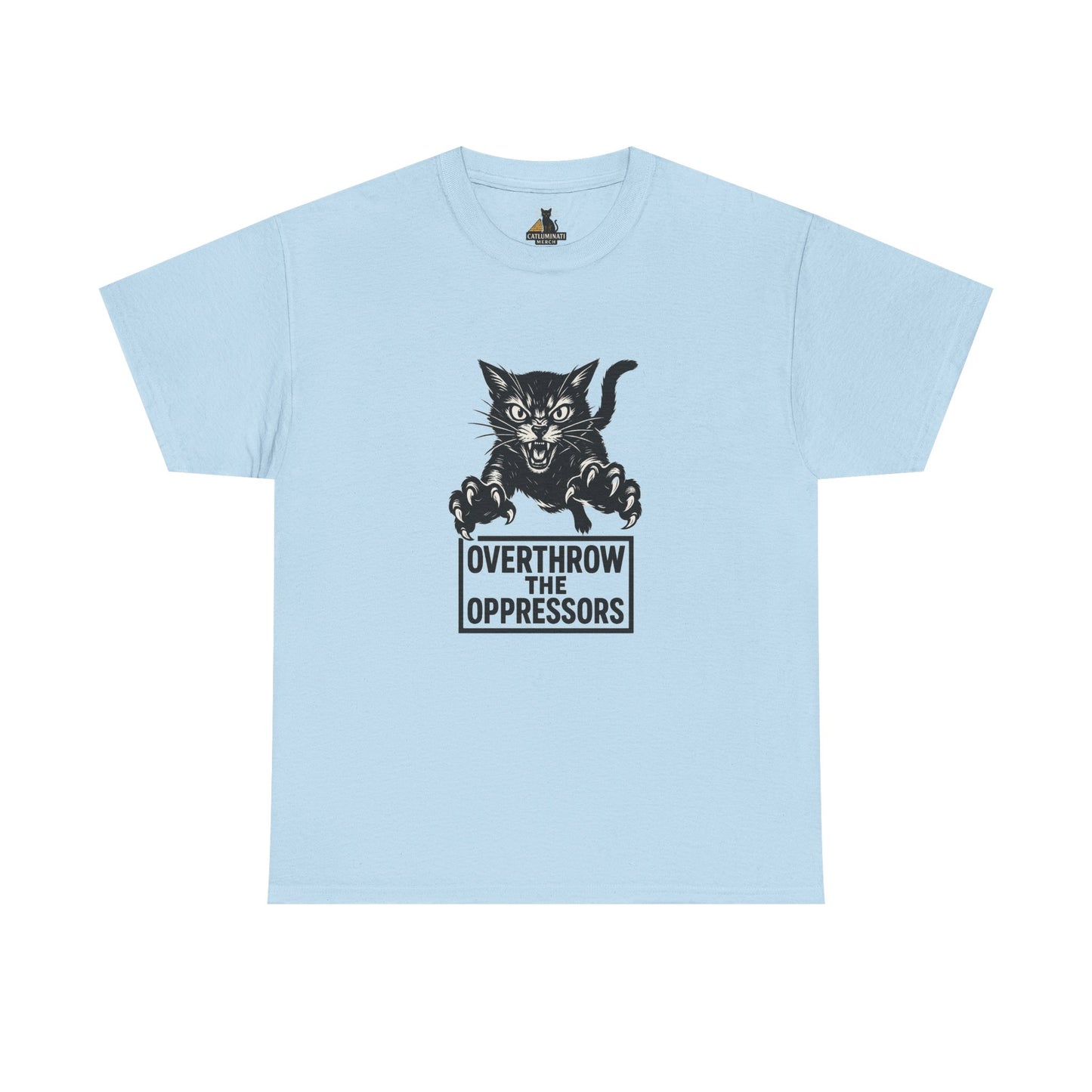 Cat Attacking Unisex Tee - Overthrow Oppressors