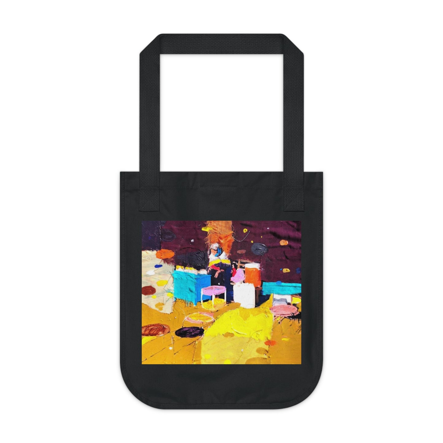 The Market by Mohammad Mustafa Organic Canvas Tote Bag