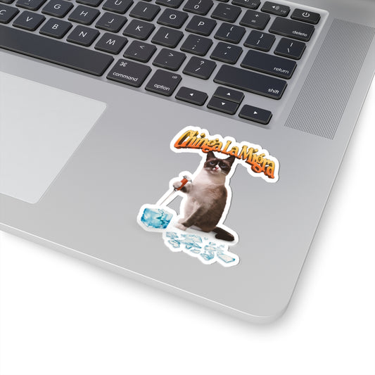 Sticker 'Chinga La Migra' Anti Ice Cat Kiss-Cut Sticker