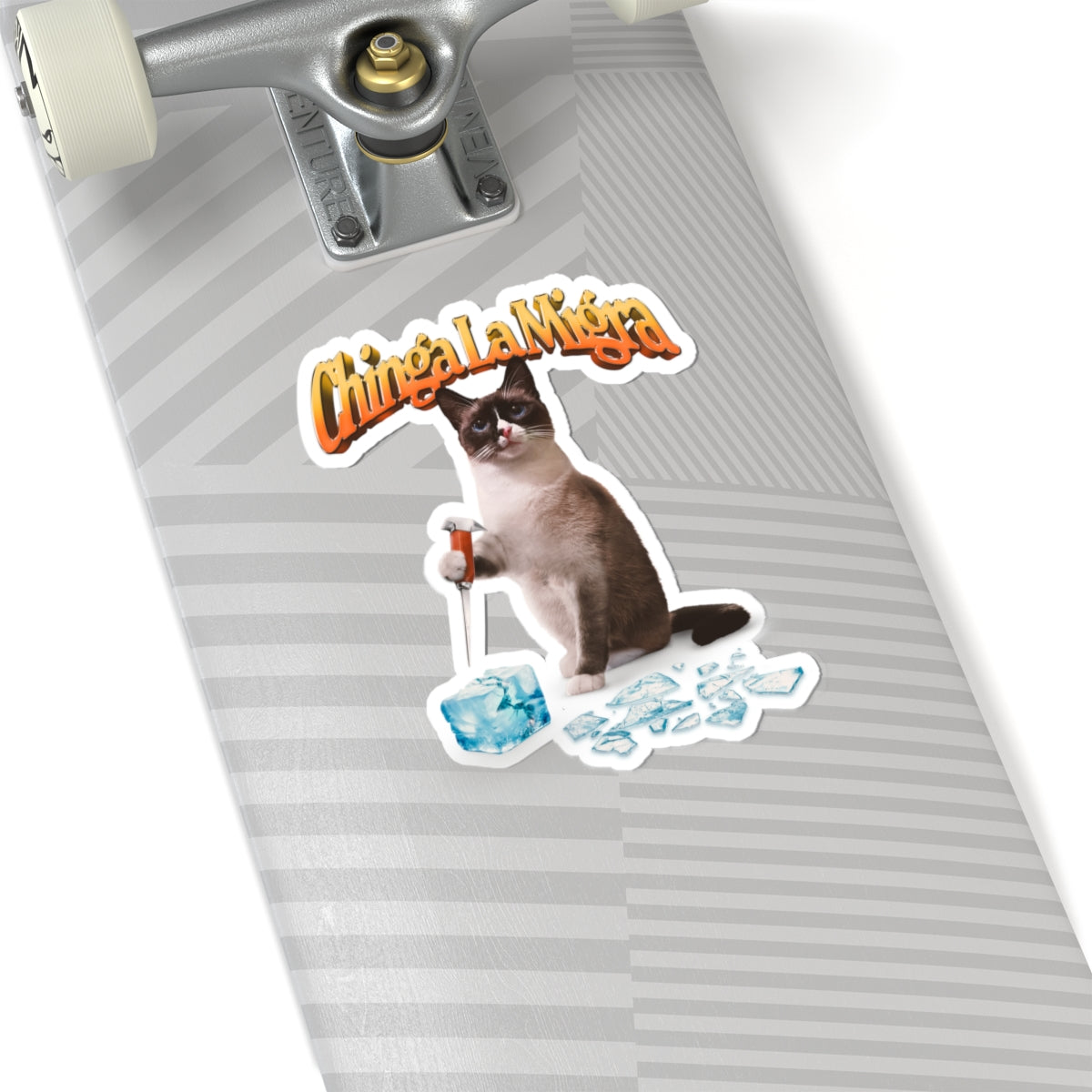 Sticker 'Chinga La Migra' Anti Ice Cat Kiss-Cut Sticker