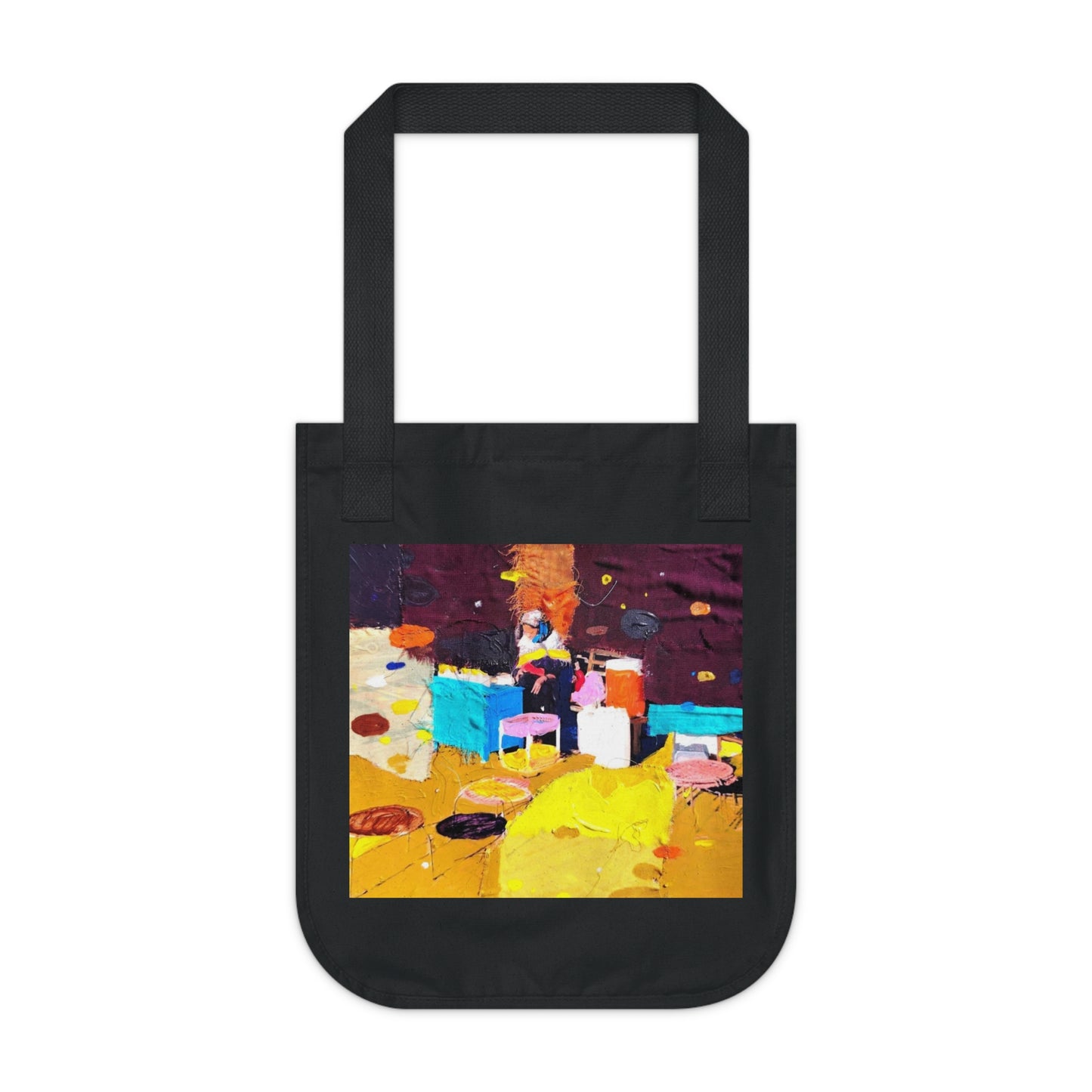 The Market by Mohammad Mustafa Organic Canvas Tote Bag