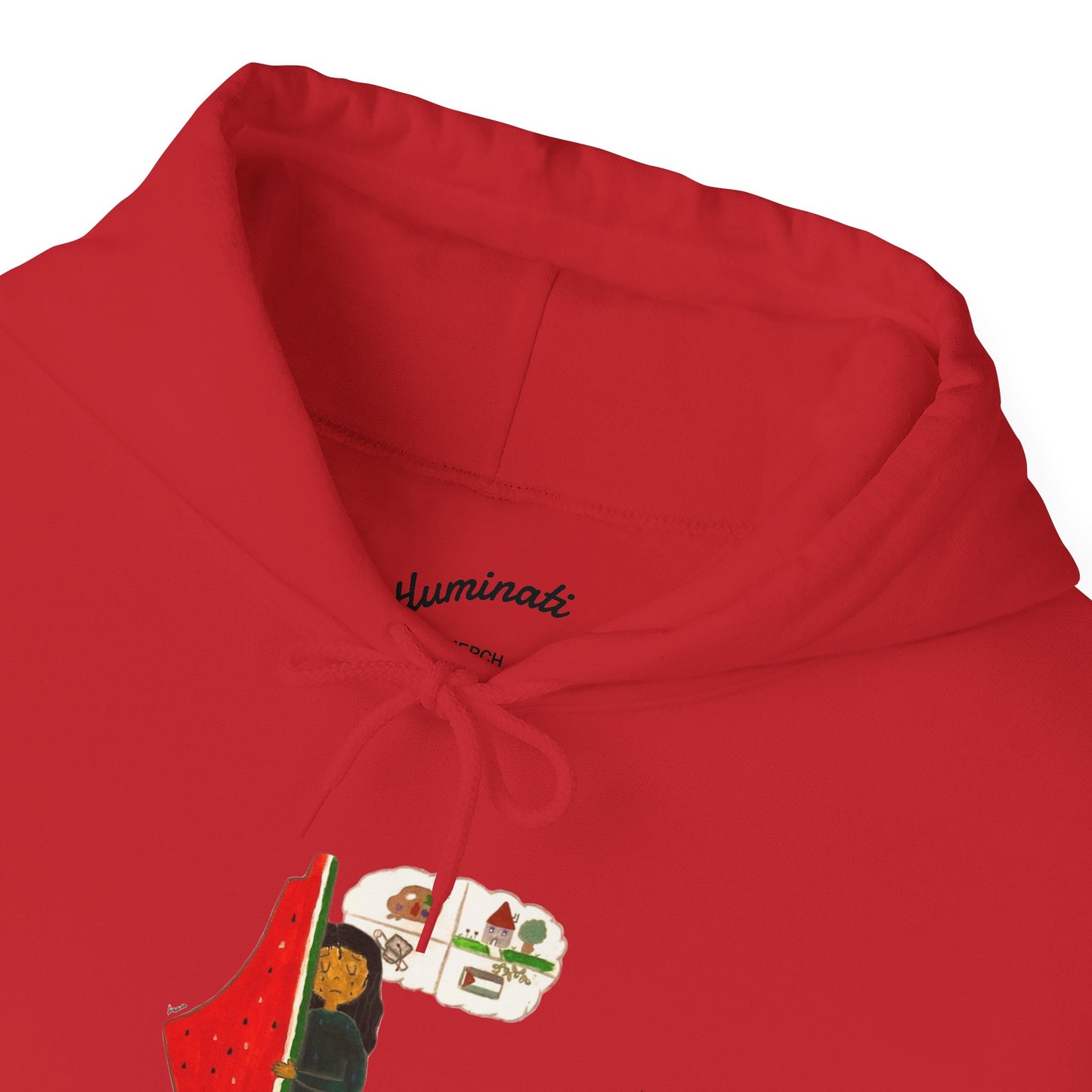 Gaza Hope Hoodie - 'Dreaming of a Normal Life' Artwork by Leen