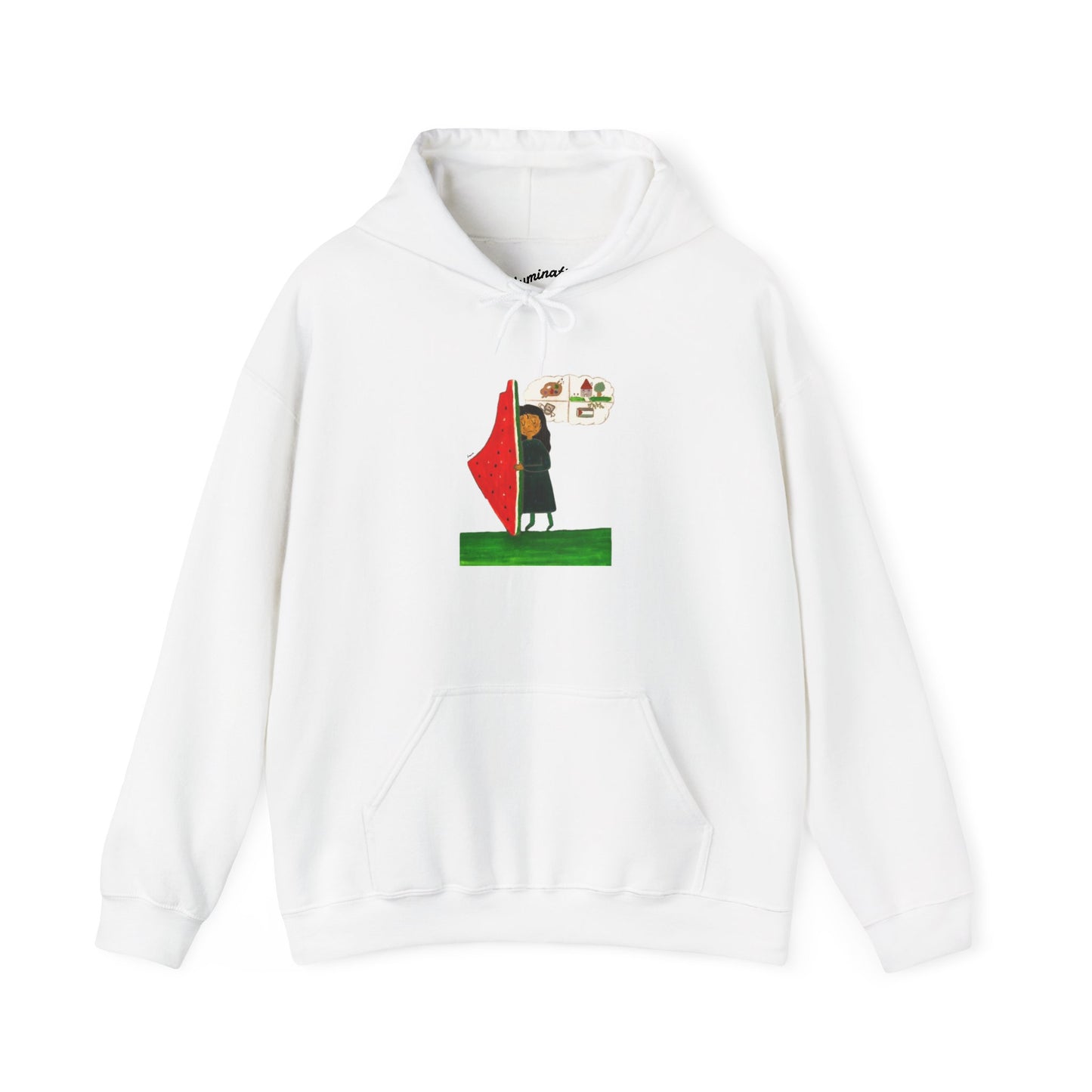 Gaza Hope Hoodie - 'Dreaming of a Normal Life' Artwork by Leen