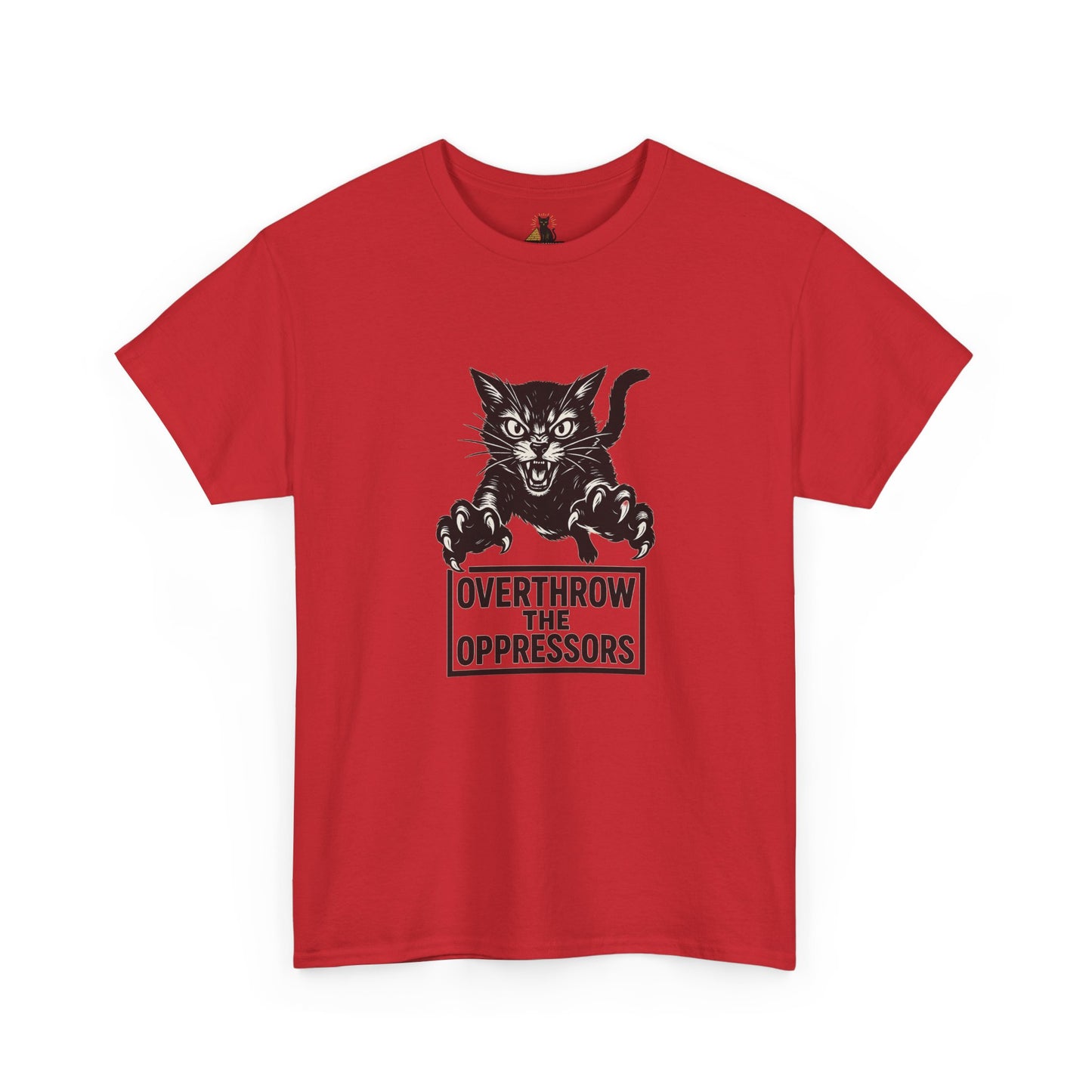 Cat Attacking Unisex Tee - Overthrow Oppressors