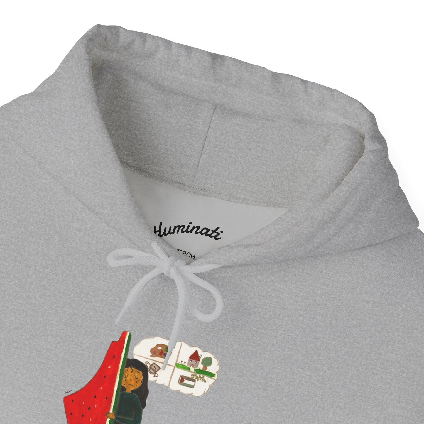Gaza Hope Hoodie - 'Dreaming of a Normal Life' Artwork by Leen